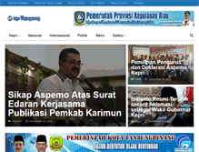Tablet Screenshot of infotanjungpinang.com